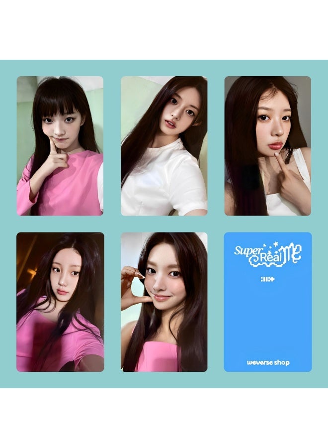 NIBEMINENT 5 Pcs Kpop ILLIT Super Real Me Lomo Cards Card For Fans Collection Gifts - Image 1