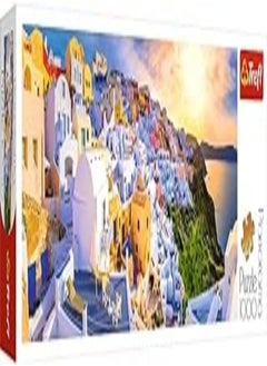 Trefl Puzzles - "1000 Panorama" - Sunset in Santorini, Greece 29054