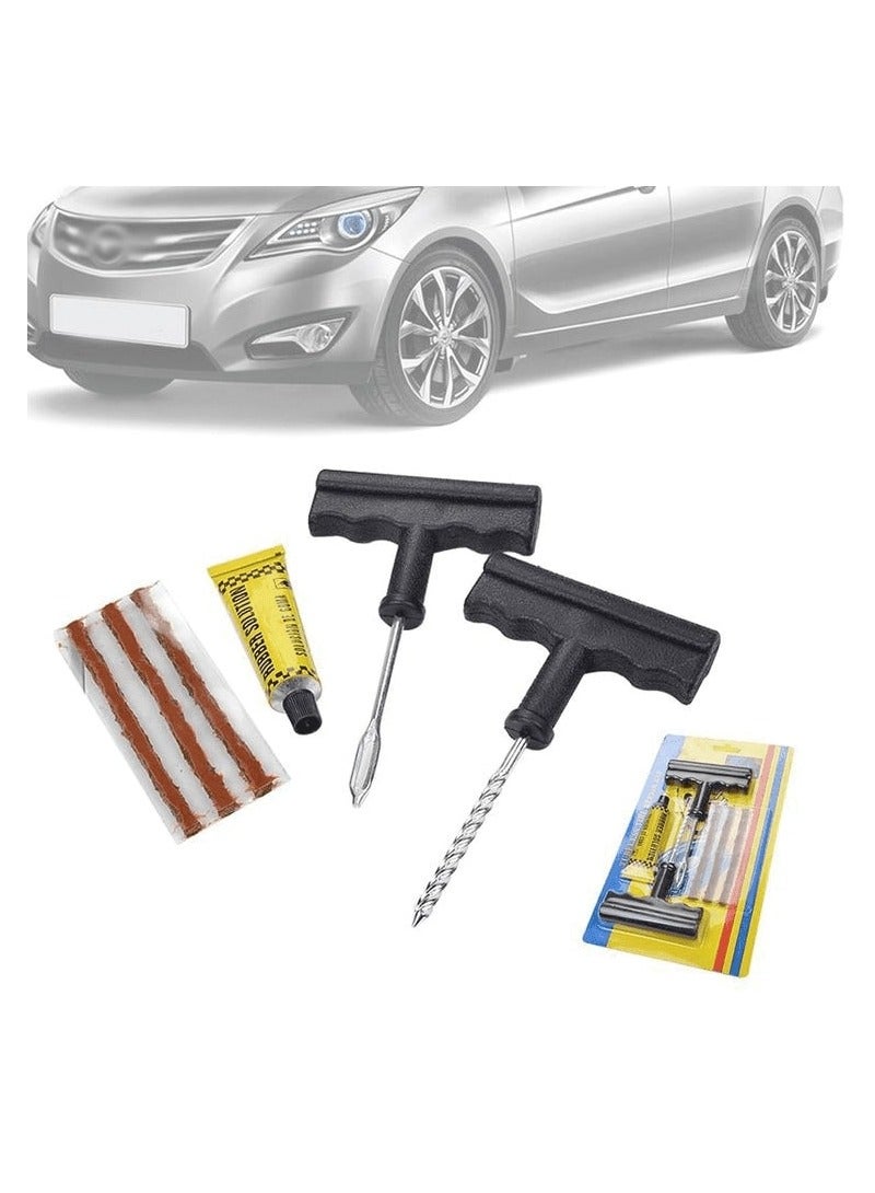 Generic 2 Ton Car Hydraulic Trolley Floor Jack + Car Tire Repair Tool Kit Car Tire Puncture Repair Kit  - Image 4