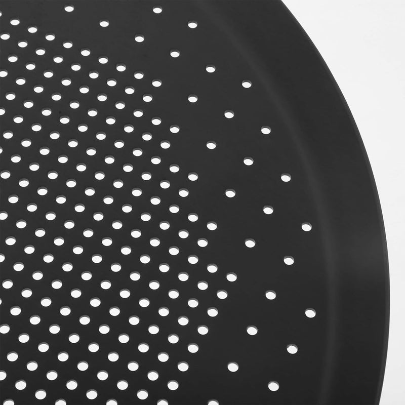 ABOOFAN Aluminium Alloy 12-inch round Pizza Pan with Perforations Nonstick Reusable Baking Dish Oven Tray for Crunchy Texture Pizza Baking - Image 4