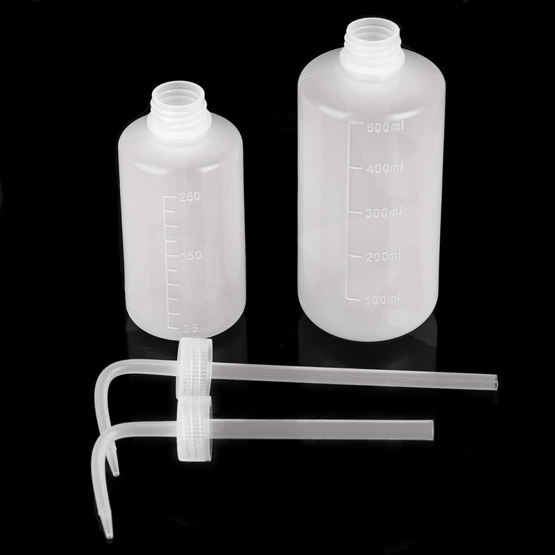 Oubest Squeeze Washing Bottle Succulent Watering Bottle 250ml + 500ml Water Squirt Irrigation Squeeze Sprinkling Can Plastic Wash Plant 2pc - Image 3