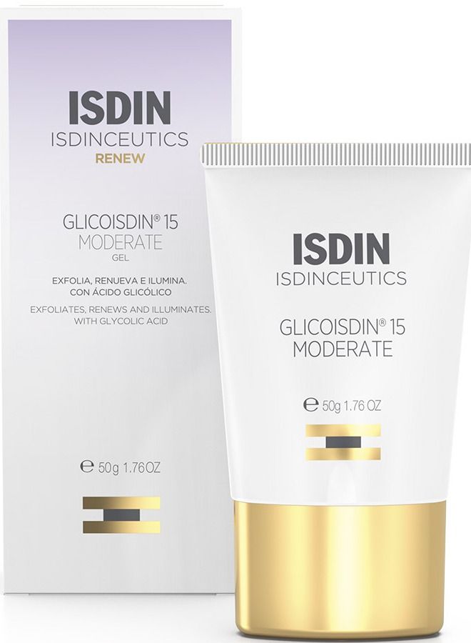 ISDIN ceutics Renew Glico 15 Moderate Facial Night Cream with Peeling Glycolic acid 50gram - Image 1