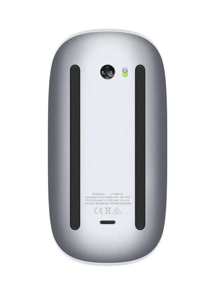 SNW - Apple Wireless Magic Mouse 2 A1657 White Rechargeable Bluetooth Wireless Mouse - Image 1