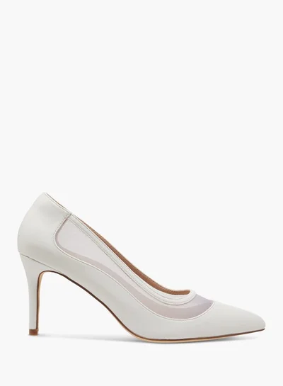 Flora Bella By Shoexpress Women Textured Slip-On Pumps with Stiletto Heels