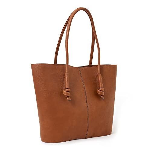 Accessorize London Tan Knot Detail Shoulder Bag | Tote bags for women office use |Work bag for woman |Shoulder bag for ladies - Image 2