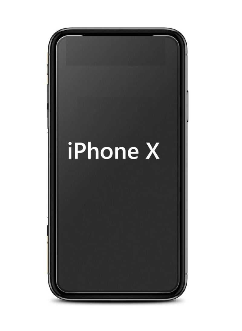 DUSALA Matte Ceramic Screen Protector for iPhone X, 1 Pack, Matte, Anti-Spy, Full Adhesive, Flexible, [Not Glass], Full Adhesive Anti-Spy Flexible Case (iPhone X) - Image 1