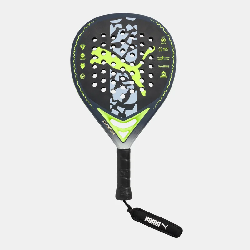 PUMA Yellow SolarATTACK CTR Padel Tennis Racket | Best Price UAE