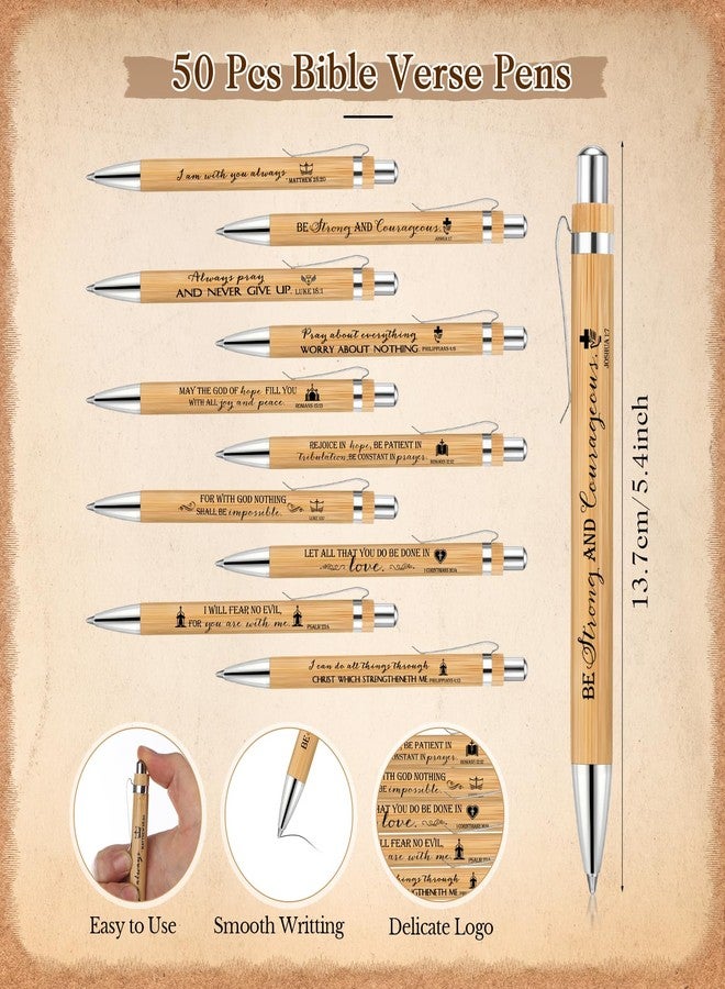 Spakon 100 Sets Christian Gifts Bulk Bible Verse Pen Religious Double Sided Emergency Numbers Bookmark for Men Women Church Members Sunday School - Image 3