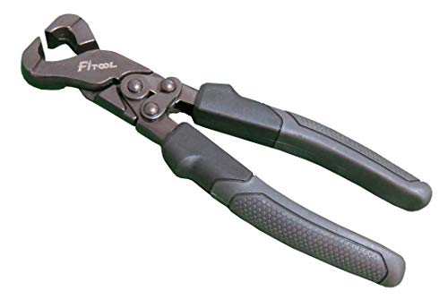 FITOOL Compound Action Tile Nippers, Tile Working Tool with Tungsten-carbide Trimming Tips, Mosaic Trimmer Nipper Cutter, Tile Pliers 9-Inch - Image 3