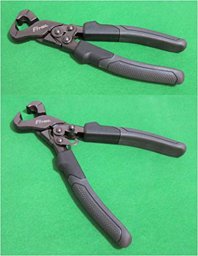 FITOOL Compound Action Tile Nippers, Tile Working Tool with Tungsten-carbide Trimming Tips, Mosaic Trimmer Nipper Cutter, Tile Pliers 9-Inch - Image 2
