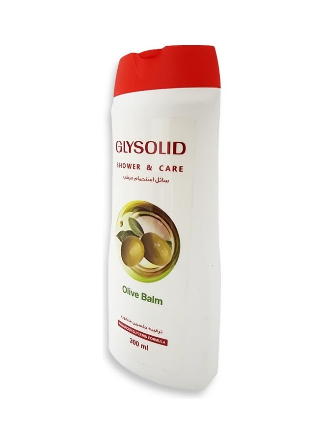 GLYSOLID Shower & Care with Olive balm scents with advanced glycerin formula to softness your skin all the day (olive balm) 300ml - Image 2