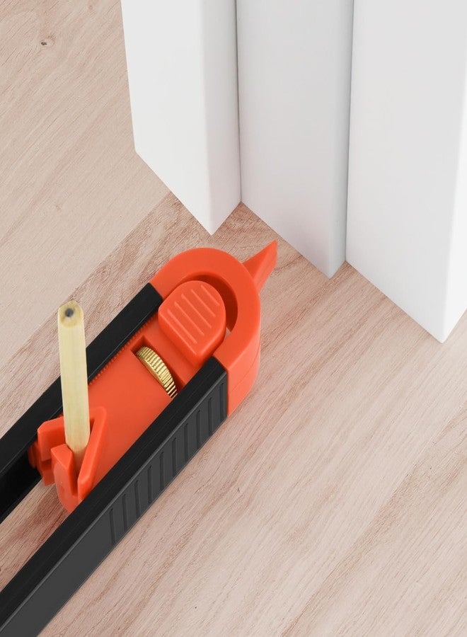 يونتوب مجموعة واحدة من أدوات تحديد الخطوط الدقيقة مع قلمين، أداة قياس الخطوط الدقيقة المتطورة مع قفل قابل للتعديل لأعمال النجارة والنجار والحرفيين والبناء - Image 2