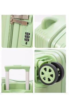 Golden 20" Ride-On Kids Suitcase with Double Spinner Wheels Cute Lightweight Tow-Along Luggage Carry on Hardside Trolly Case with Password Lock for Travel  - Image 3