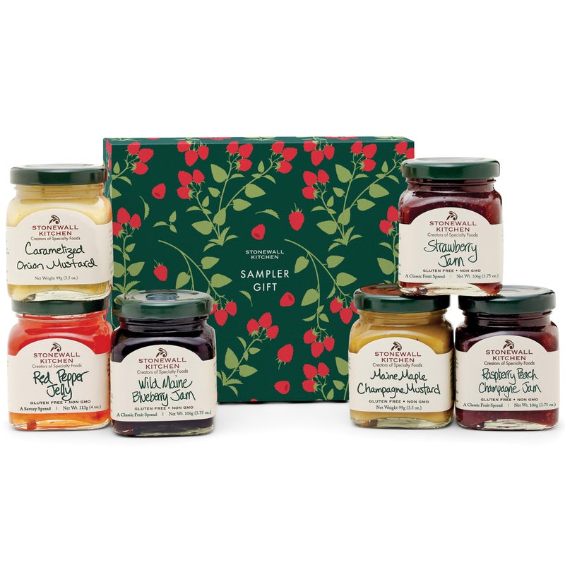 Stonewall Kitchen Classic Sampler Collection 6Piece Jam and Condiment Gift Box - Image 3