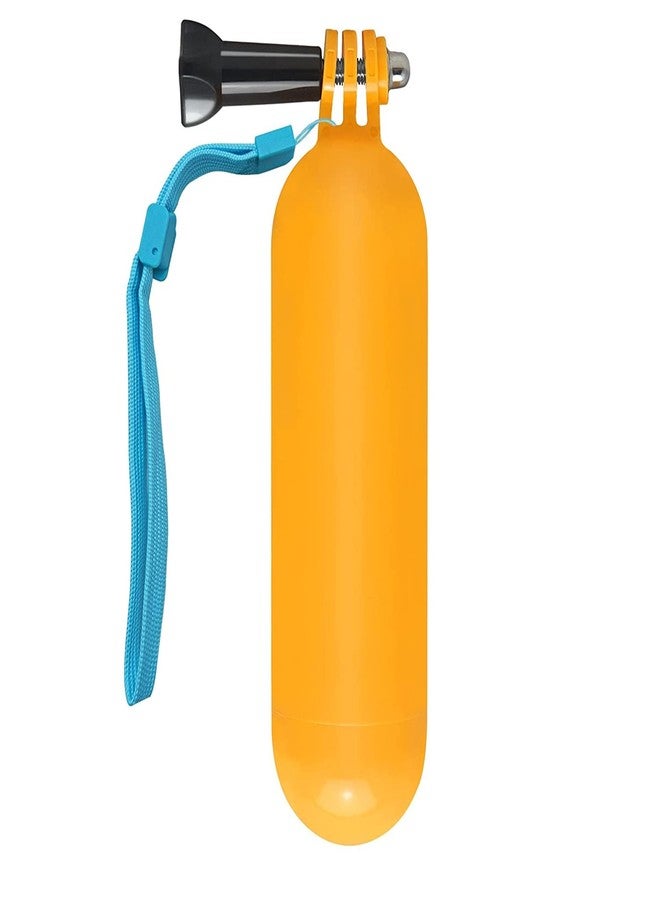 Action Pro Floating Bobber Hand Grip Handle Monopod Screw with Strap Compatible with All GoPro Hero 13 12 11 10 9 8 7 6 5 4 3+ 3 SJCAM Yi Eken 4k Action Camera (Yellow) - Image 1