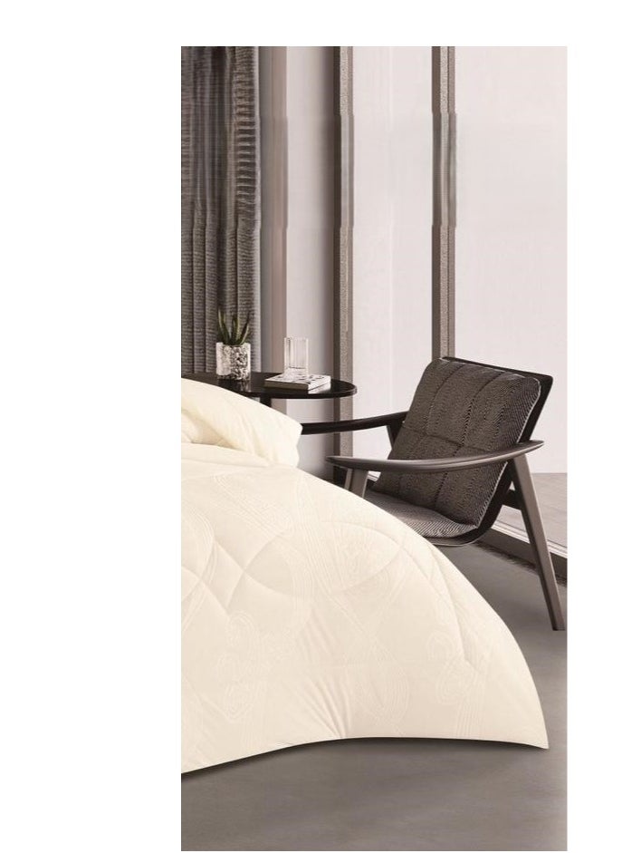 SMART HOME Winter Double Bedspread Quilt Set with Embossed Pattern, Velvet and Fur, Size 240*260cm  - Image 4