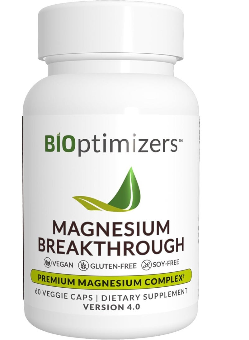BiOptimizers Magnesium Breakthrough Magnesium Breakthrough 60 Capsules 30 Servings - Image 1