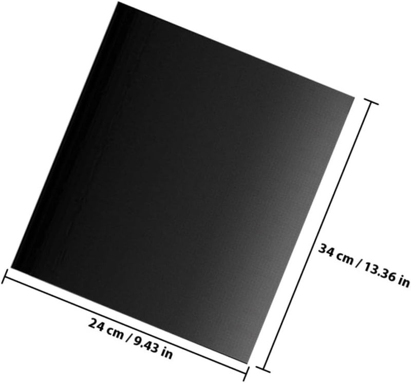 BESTonZON 4pcs Nonstick Oven Baking Mats 340x240mm Heat-resistant Reusable Silicone Liners for Air Fryer and Oven Bottom Pads, Kitchen Bakeware Accessories - Image 2
