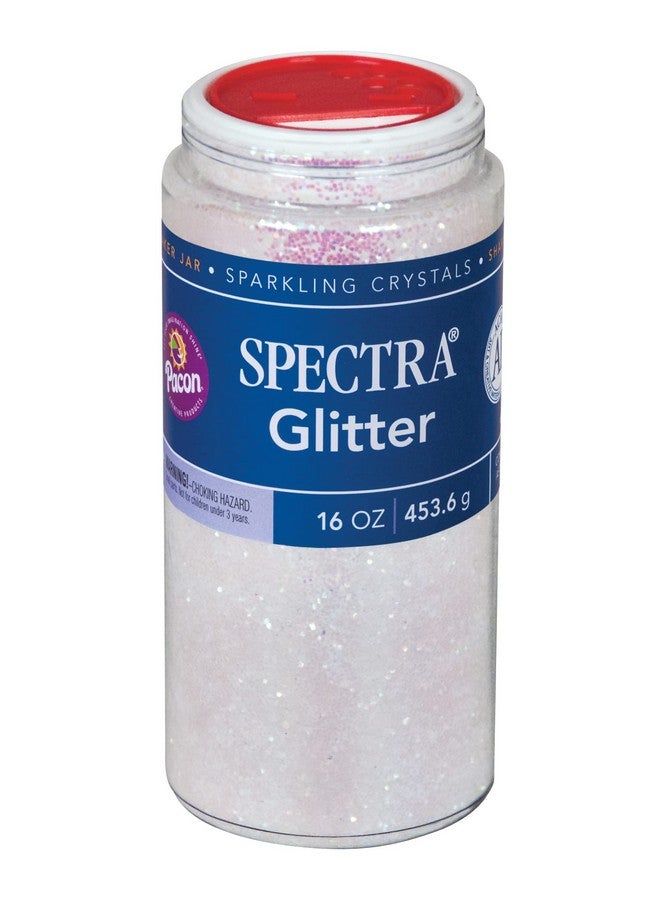 Spectra Arts & Crafts Glitter, Iridescent, 16 oz., 1 Jar - Image 1