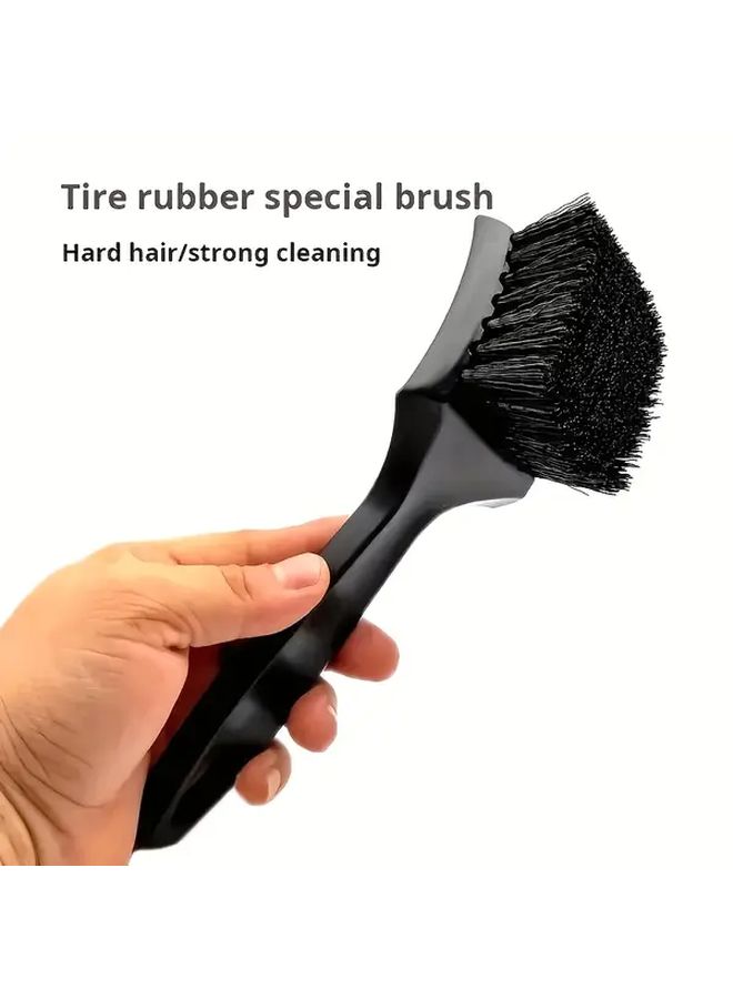 3pcs Car Tire And Wheel Cleaning Brushes PP Material Cleaning Tool - Image 1