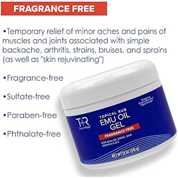 True+Real Emu Oil Gel, 12 oz - Image 4