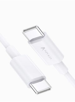 ALFY & CO 60W USB C Cable 1M, PD 3.0 3A Fast Charging Cord Type C Cable Compatible with iPhone 15 Series, MacBook Pro, iPad Pro, Samsung Galaxy S23/22/Z Fold/Z Flip, Google Pixel 7/6A,PS5,Switch white  - Image 2