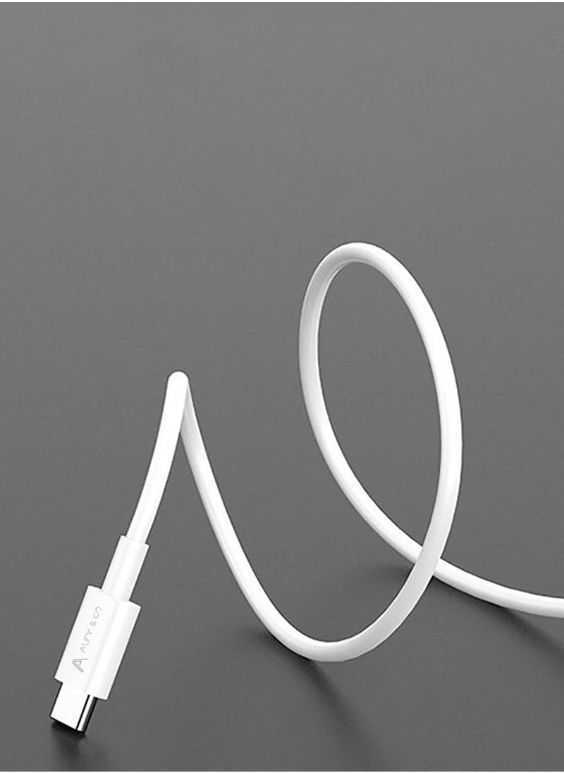 60W USB C Cable 1M, PD 3.0 3A Fast Charging Cord Type C Cable Compatible with iPhone 15 Series, MacBook Pro, iPad Pro, Samsung Galaxy S23/22/Z Fold/Z Flip, Google Pixel 7/6A,PS5,Switch white - pzsku/Z35E580F52685F2A9B6A5Z/45/_/1702805610/be22a3b7-fe65-455a-b1cc-8960be8f72c1