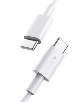ALFY & CO 60W USB C Cable 1M, PD 3.0 3A Fast Charging Cord Type C Cable Compatible with iPhone 15 Series, MacBook Pro, iPad Pro, Samsung Galaxy S23/22/Z Fold/Z Flip, Google Pixel 7/6A,PS5,Switch white  - Image 4