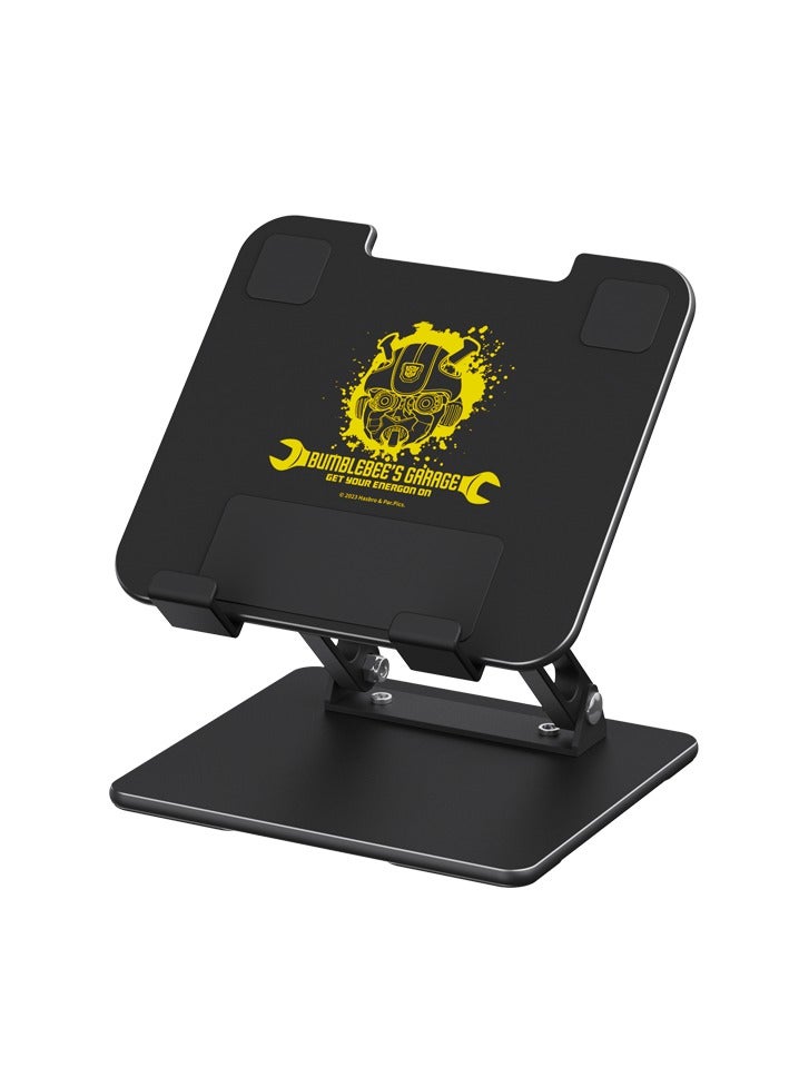 TRANSFORMERS Aluminum Alloy Laptop and Tablet Stand, Multifunctional & Portable Black - Image 1