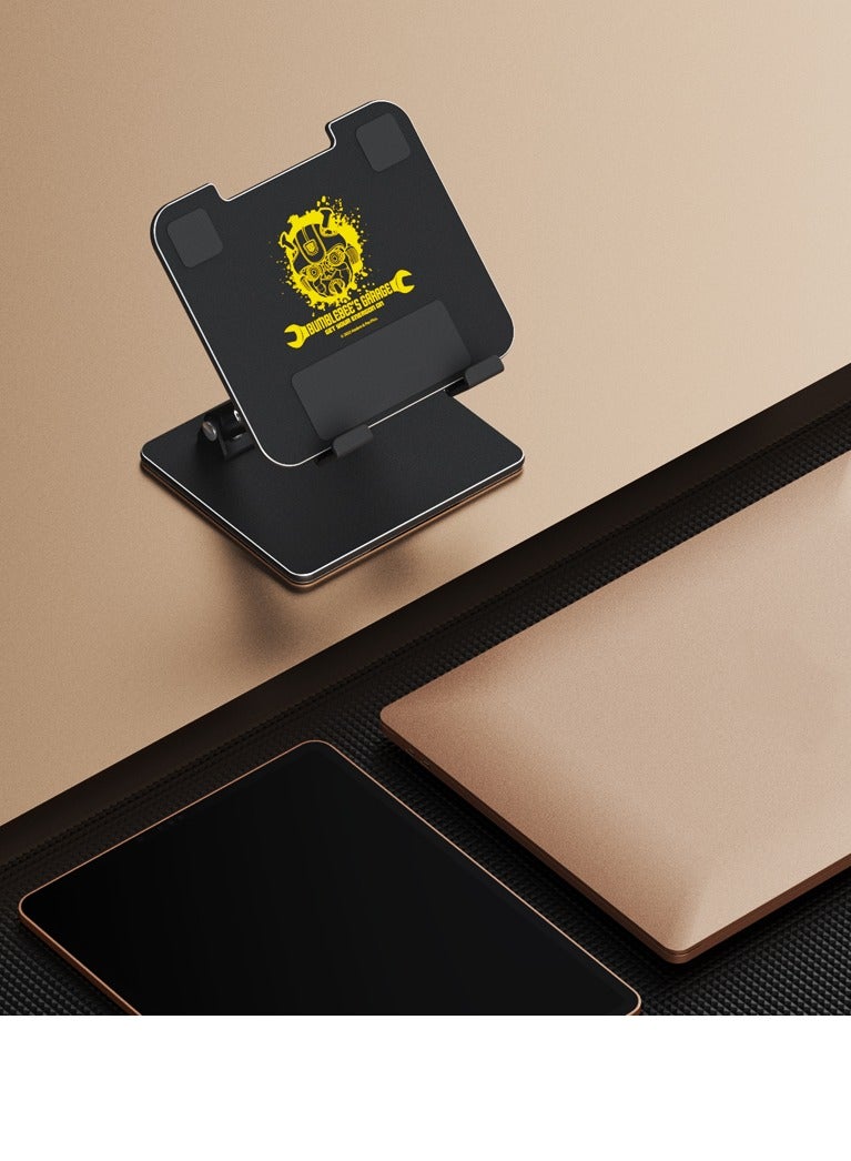 TRANSFORMERS Aluminum Alloy Laptop and Tablet Stand, Multifunctional & Portable Black - Image 2