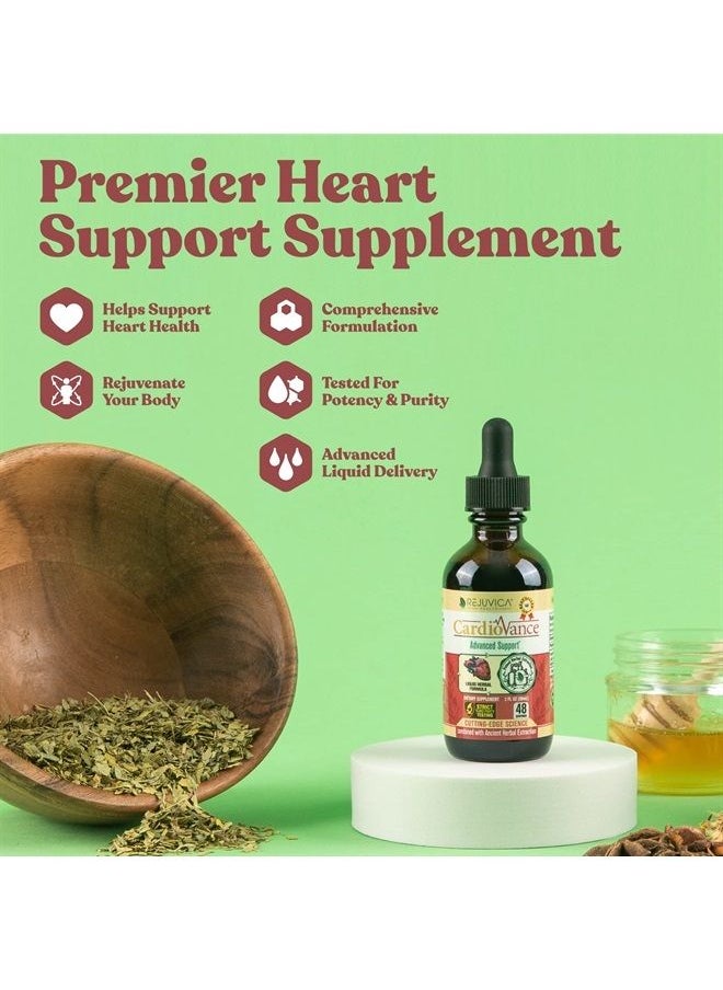 Rejuvica Health CardioVance - Heart Support Supplement - Liquid Delivery for Better Absorption - Hawthorne, Hibiscus, Arjuna, Olive Leaf & More!  - Image 3