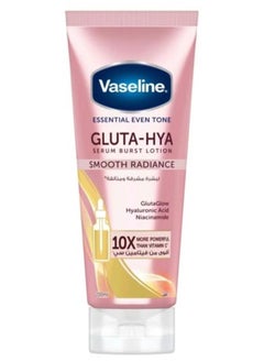 Vaseline Essential Even Tone Smooth Radiance Gluta-Hya Serum Burst Lotion 10X More Powerful than Vitamin C - 200ml 