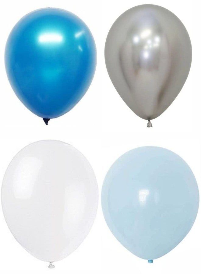 Untumble Space Theme Birthday Decoration Kit | 65 Pcs for Boys | 3x3 Ft Backdrop | Metallic & Pastel Balloons | Moon & Star Foil Balloons | Balloon Arch Strip | Astronaut Party Supplies - Image 4
