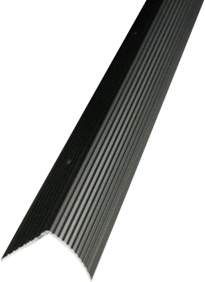 M-D Building Products 43878 Fluted Stair Edging - 36 In L x 1-1/8 In H, Aluminum Pewter Finish - Image 5