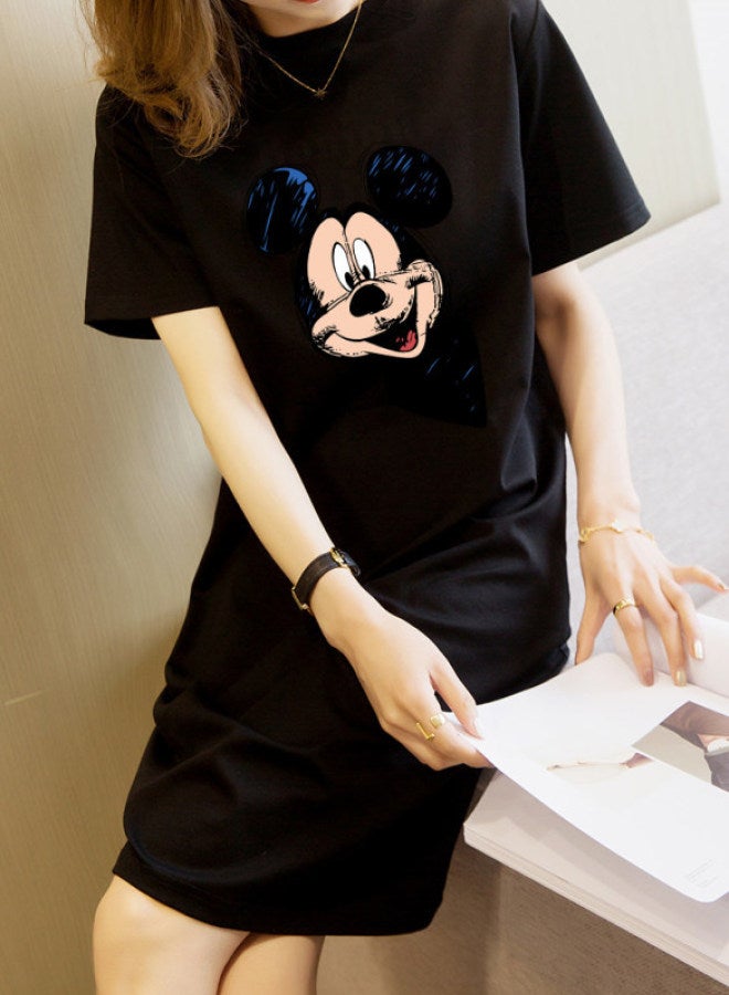 Yailla Summer Loose Tshirt Dress