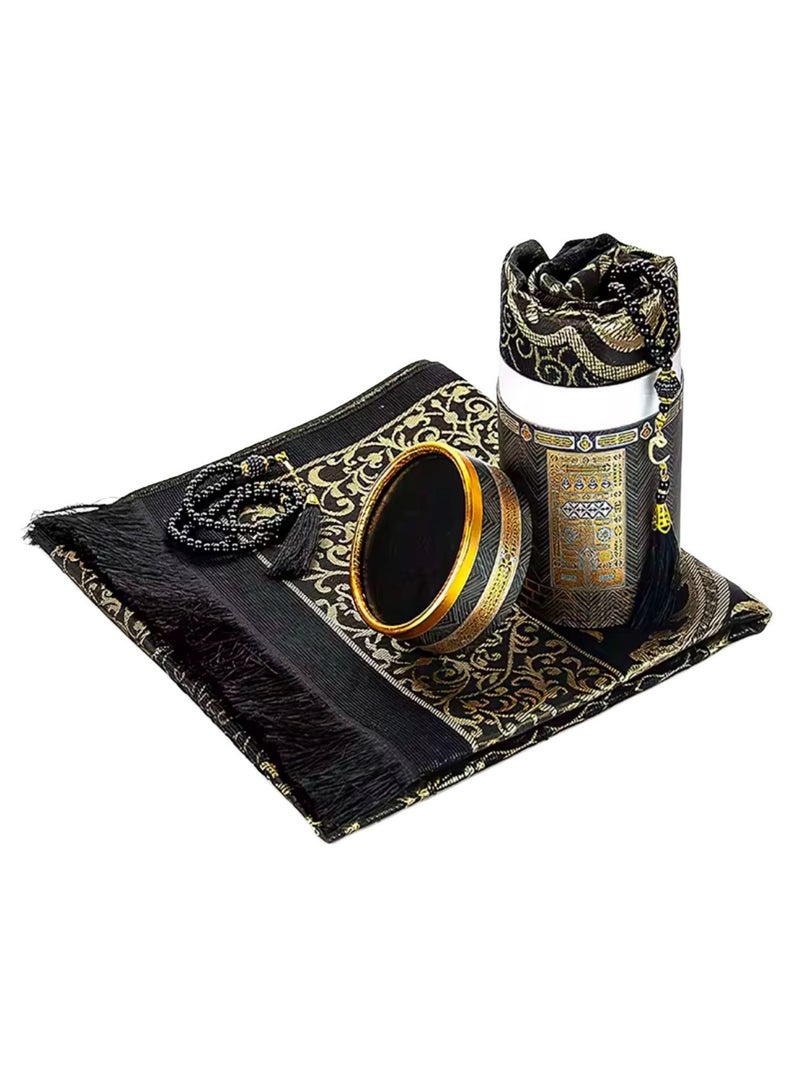 Home Smart Home Smart Children Prayer Mat Gift for Boys and Girls Folding Mat with Prayer Beads and Packaging Box Ideas for Ramadan Gift  - Image 1