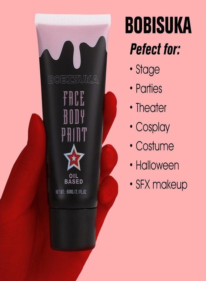 BOBISUKA Red Face Paint, Blendable Cream Body Painting Kit, Eye Black for Sports, Facepaint for Clown Joker Demon Devil Vampire Halloween Makeup, Cosplay, Costume, Parties, Stage, Theater - Image 5