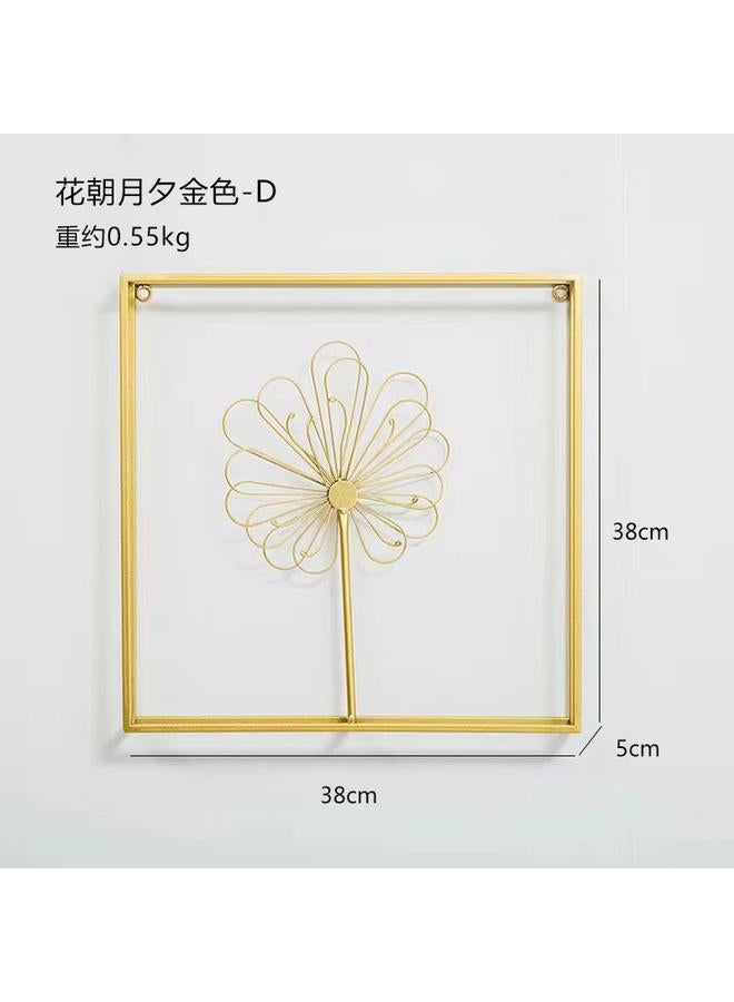 الأزرق جي دبليو يزود المصنع خلفية غرفة المعيشة الاسكندنافية الحديثة ، زخارف الحائط أريكة زخارف الجدار ، المعلقات الحديدية بالجملة - Image 1