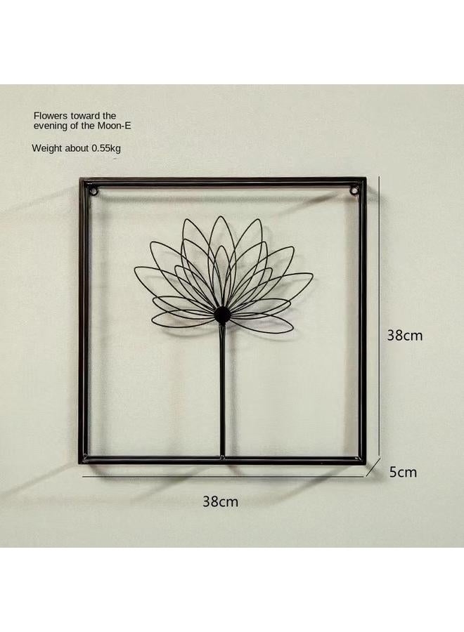 الأزرق جي دبليو يزود المصنع خلفية غرفة المعيشة الاسكندنافية الحديثة ، زخارف الحائط أريكة زخارف الجدار ، المعلقات الحديدية بالجملة - Image 4