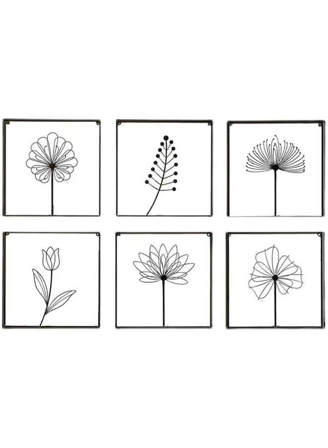 الأزرق جي دبليو يزود المصنع خلفية غرفة المعيشة الاسكندنافية الحديثة ، زخارف الحائط أريكة زخارف الجدار ، المعلقات الحديدية بالجملة - Image 2