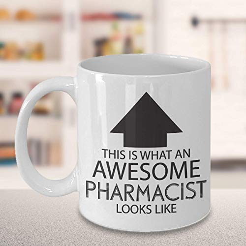 MP Shop Inc Funny Occupation Coffee Mug - This is What an Awesome Pharmacist Looks Like - Inspirational Sarcasm Birthday Christmas Humor Gift Idea Novelty Tea Cup for Coworker Friend Men Women Adult - Image 2
