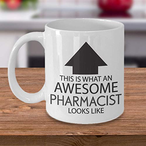 MP Shop Inc Funny Occupation Coffee Mug - This is What an Awesome Pharmacist Looks Like - Inspirational Sarcasm Birthday Christmas Humor Gift Idea Novelty Tea Cup for Coworker Friend Men Women Adult - Image 3