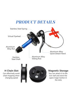 Captaintech Bike Chain Keeper, Bicycle Chain Holder Bike Dummy Hub Chain Keeper for Chain Cleaning Transporting Lubing Storing  - Image 3