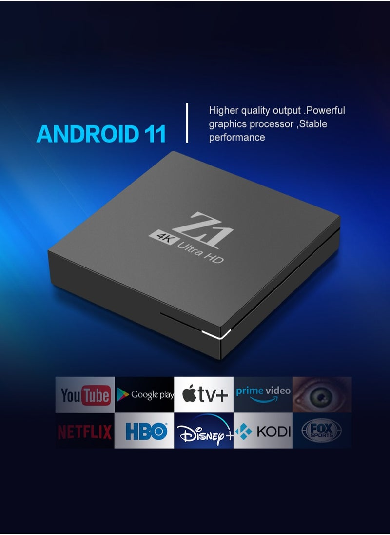 ULHYC - Android10 4K UHD TV Box With Google Play Youtube Chrome APPs and Mouse Mode Remote Enjoy Movie TV Radio Music Games Browse Web News - Image 1