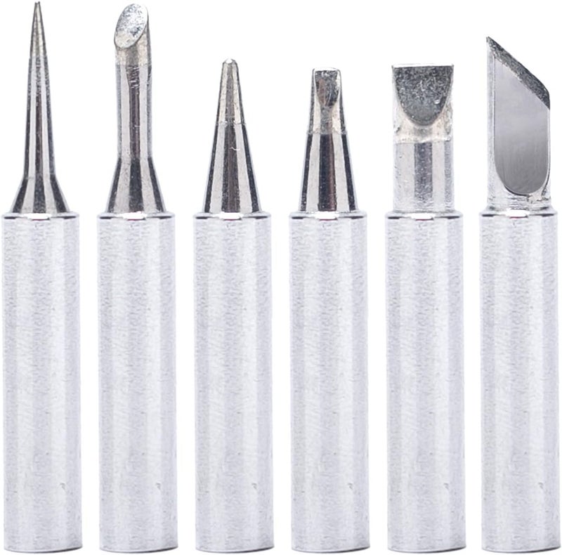 YIHUA 1401 Soldering Iron Tips Set 6PCS LongLife Type for YIHUA 926LEDIII110WRed 939D III EVO 948DQIII 948DIII 938BDII  995D EVO Soldering Stations ONLY - Image 1