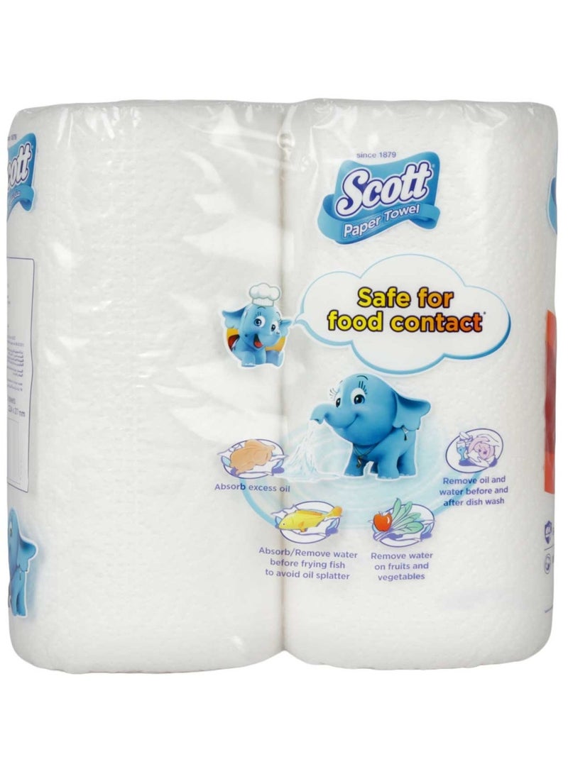 Scott Kitchen Paper Towels 60 Sheets X 2Rolls Pack - Image 3