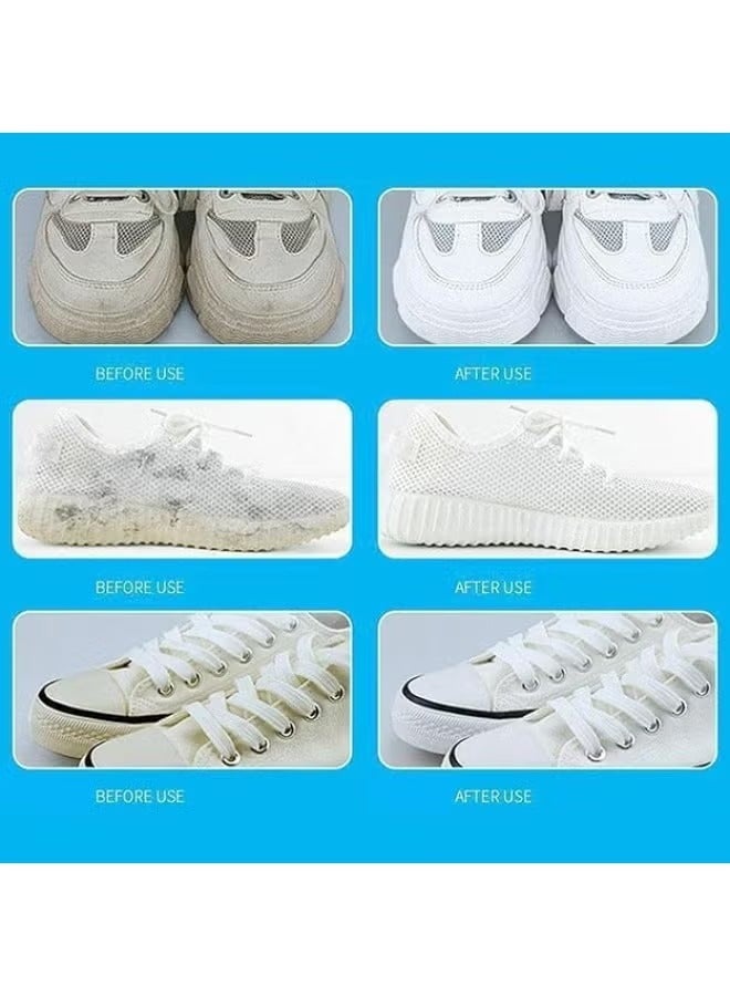 Sneaker Cleaner White Shoes - 100ml White Shoe Cleaning Cream | No Wash Running Shoe Cleaner, Shoe Whitener for Sneakers, Shoe Whitener Sneaker Cleaner for Sneakers - Image 3