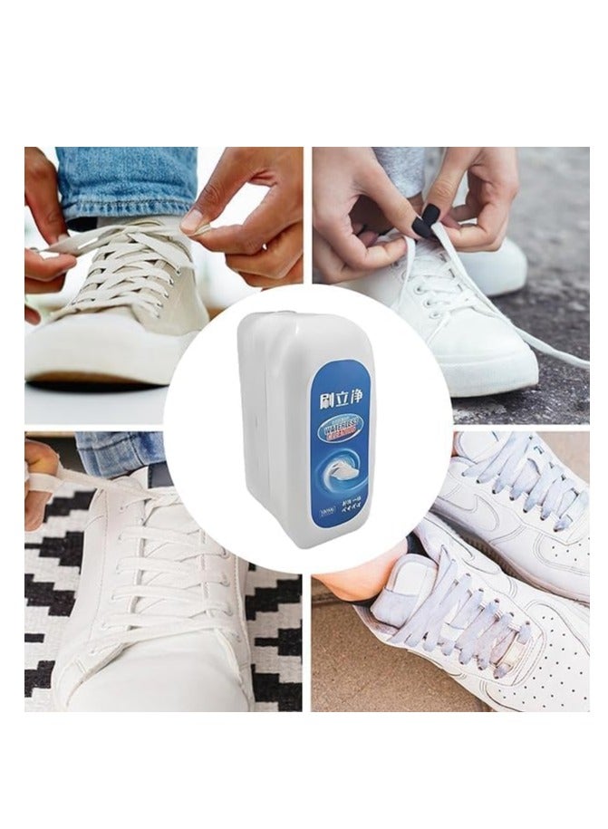 Sneaker Cleaner White Shoes - 100ml White Shoe Cleaning Cream | No Wash Running Shoe Cleaner, Shoe Whitener for Sneakers, Shoe Whitener Sneaker Cleaner for Sneakers - Image 1
