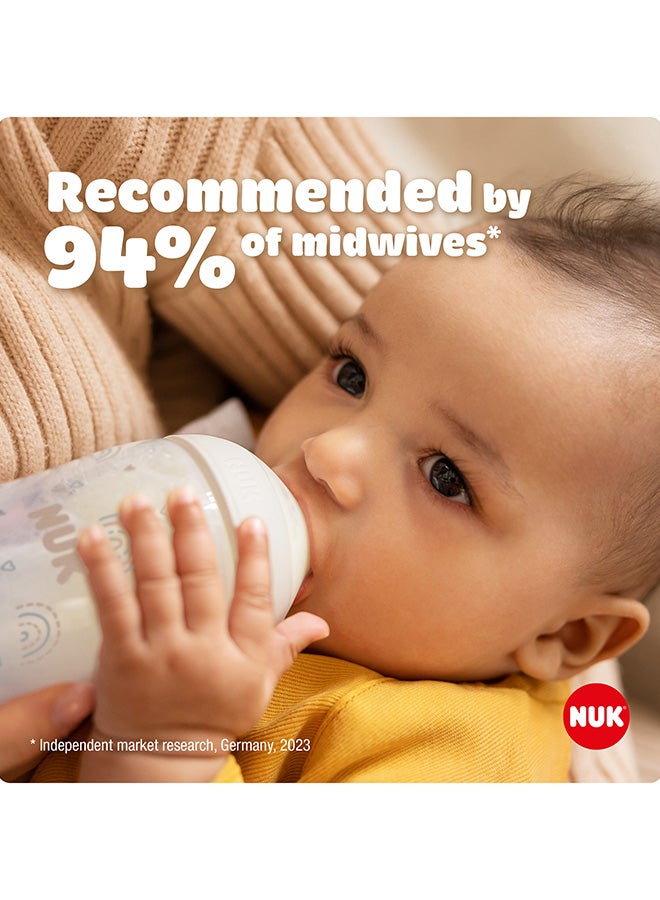 NUK Perfect Match Baby Bottle Teat | From 3 Months | Adapts To Baby | Anti-Colic | Bpa Free | Silicone Teat For Bottles, Medium, Pack Of 2 - Image 4