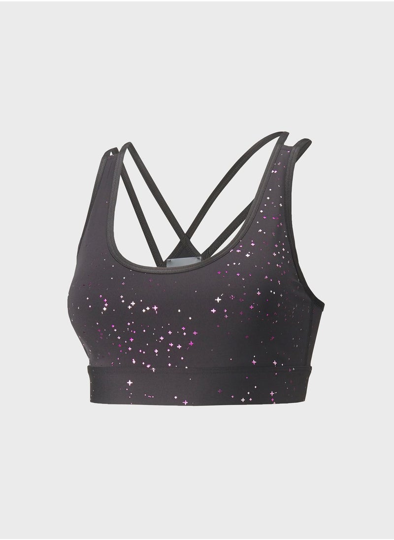 PUMA - Stardust Mid Impact Crystalline Bra - Image 1